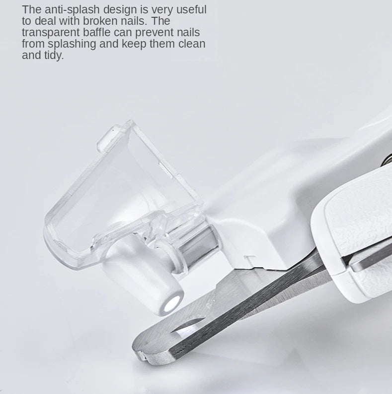 Tondeuse à ongles professionnelle pour animaux de compagnie Ciseaux pour animaux de compagnie Chien de chat Clou Toe Griffe Clippers Ciseaux LED Light Nail Trimmer pour animaux de compagnie