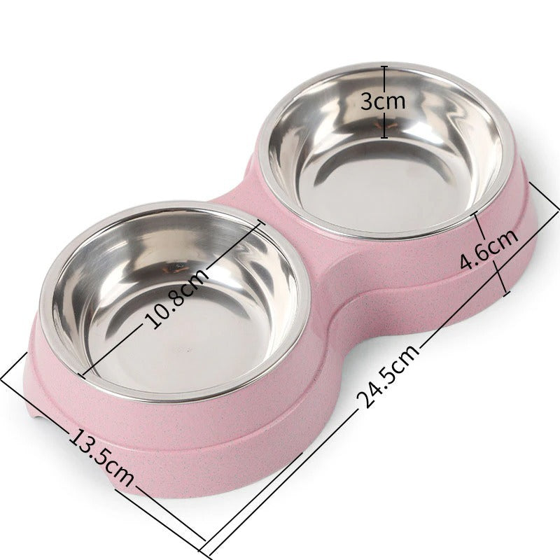 Bols doubles pour animaux