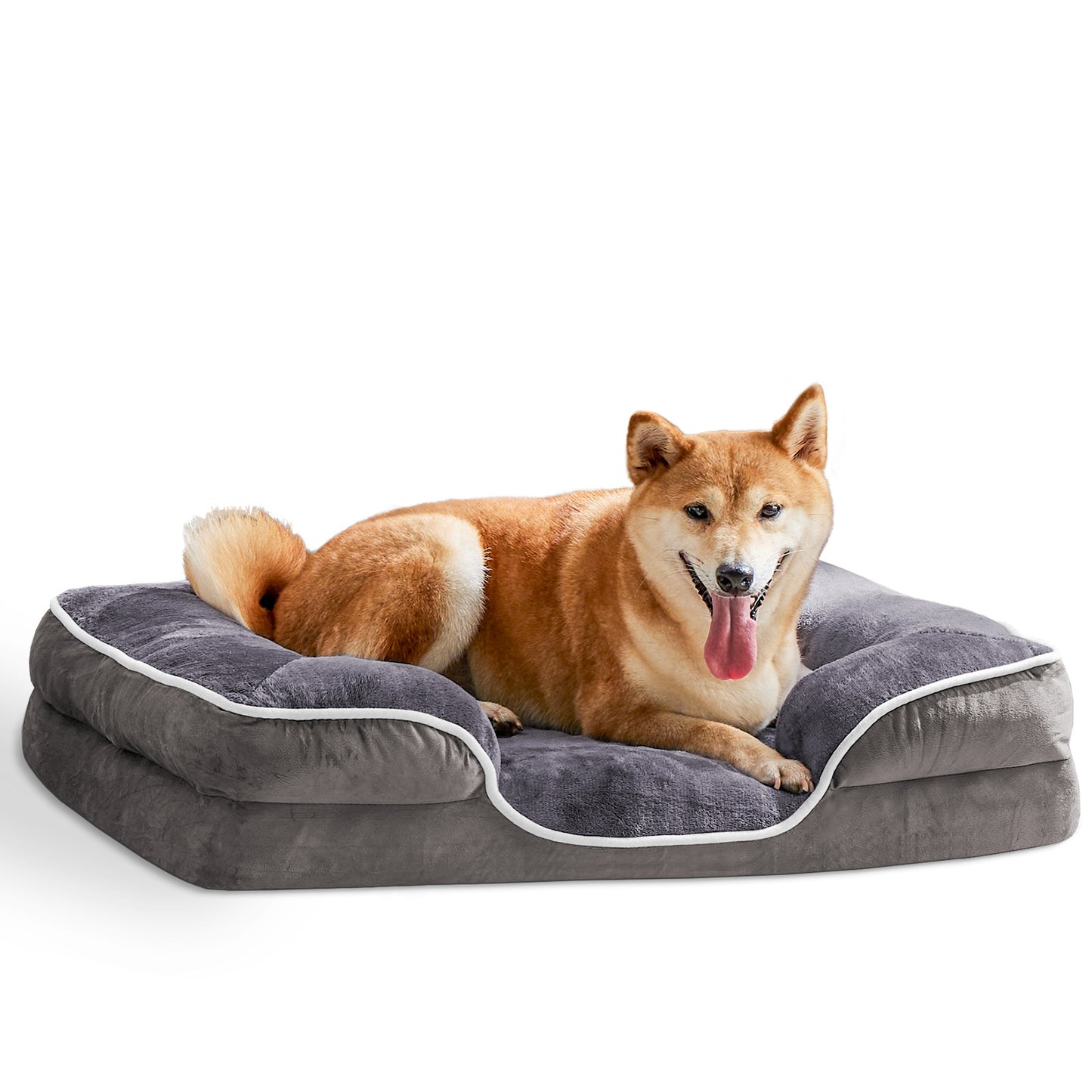 Lit pour animaux de compagnie en mousse à mémoire