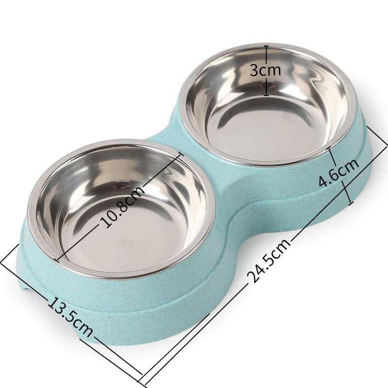 Bols doubles pour animaux