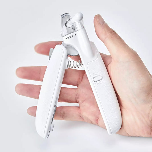 Tondeuse à ongles professionnelle pour animaux de compagnie Ciseaux pour animaux de compagnie Chien de chat Clou Toe Griffe Clippers Ciseaux LED Light Nail Trimmer pour animaux de compagnie