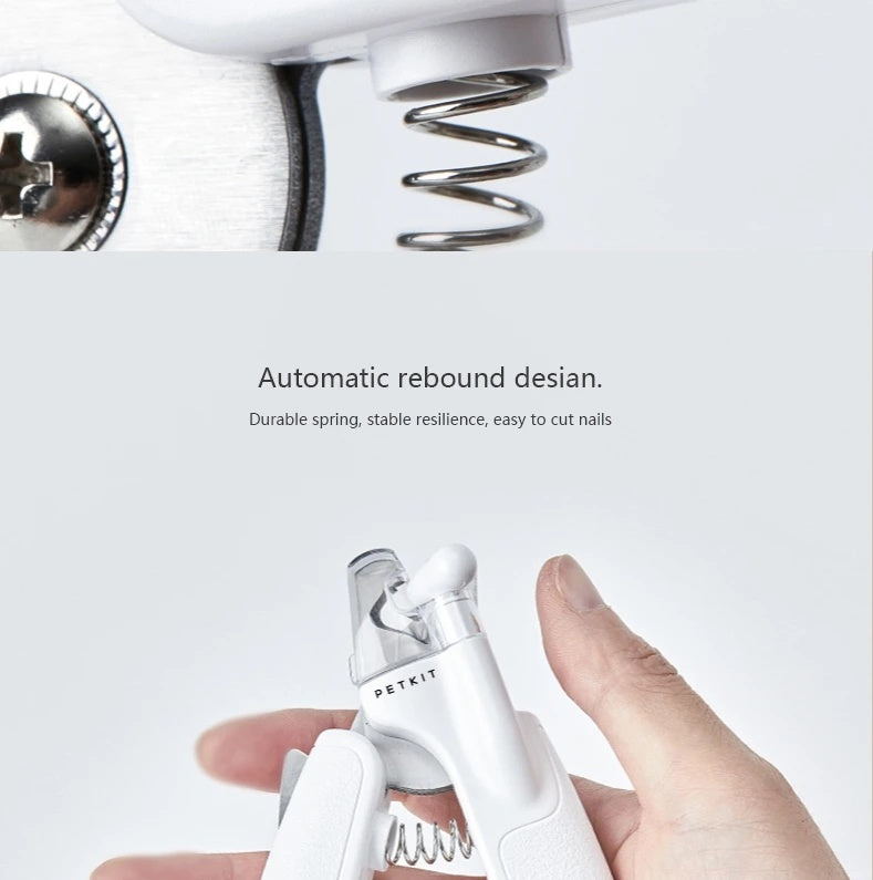 Tondeuse à ongles professionnelle pour animaux de compagnie Ciseaux pour animaux de compagnie Chien de chat Clou Toe Griffe Clippers Ciseaux LED Light Nail Trimmer pour animaux de compagnie