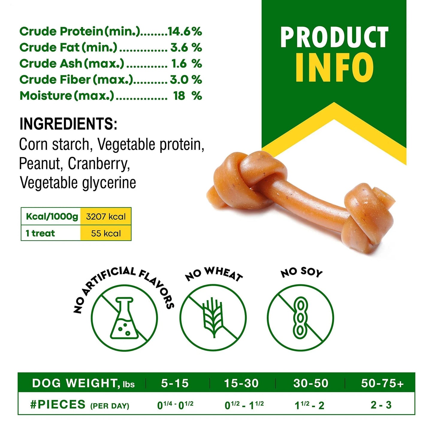 Os de beurre d'arachide pour chien avec cuir brut de canneberge Gâteries à mâcher sans friandises naturelles pour animaux de compagnie Mini et grandes collations biologiques Collagène sain et en vrac
